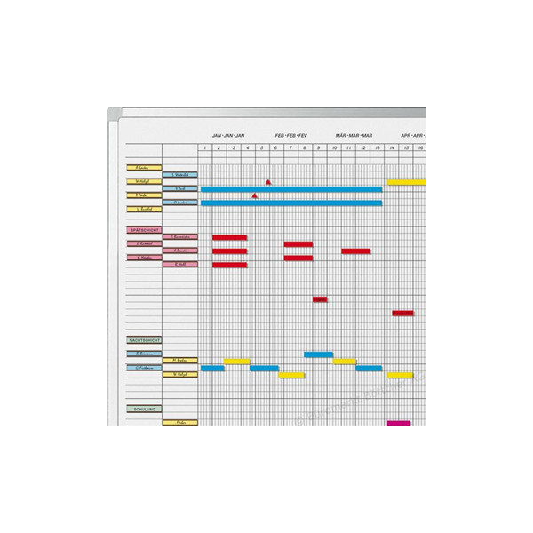 Legamaster Professionel Årsplanner 75 x 150 cm