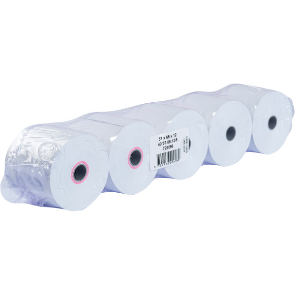 Kvittorullar 57x12x65 mm, 40 m