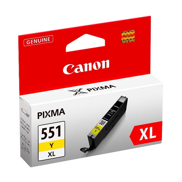 Bläckpatron Canon CLI-551XL Y Gul 11 ml