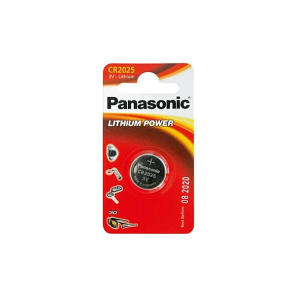 Panasonic CR2025 knappcellsbatteri