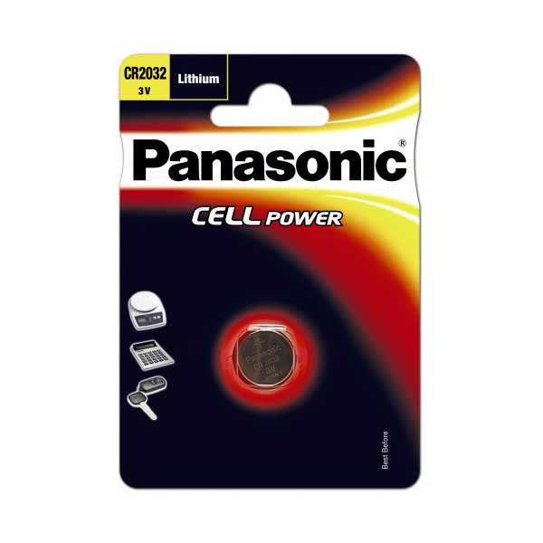 Panasonic CR2032 knappcellsbatteri