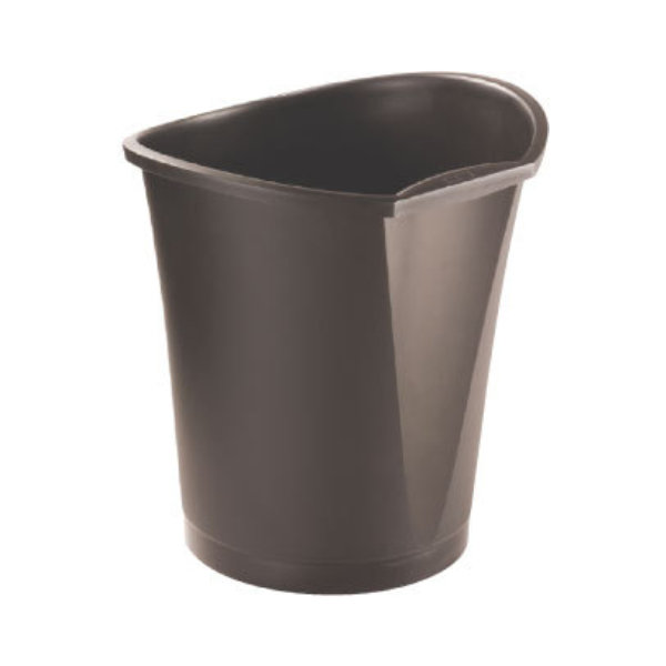 Esselte Basko papirkurv, 18 liter, sort