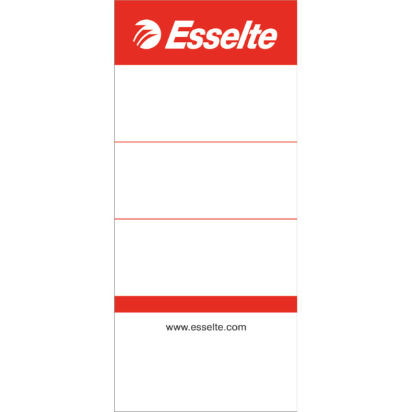 Ryggetikett Esselte Bred Kort 100 st