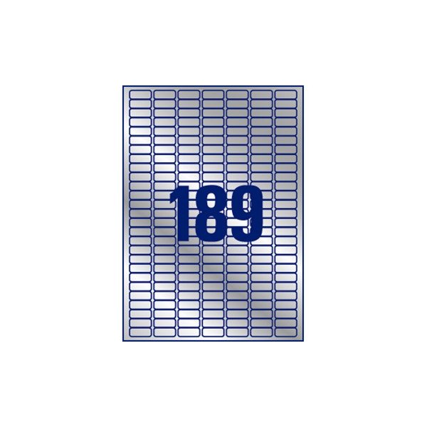 Avery L6008 Etiketter | 25,4x10 mm | 3780 st.