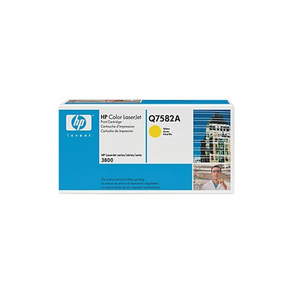 HP 503A/Q7582A lasertoner, gul, 6000 s