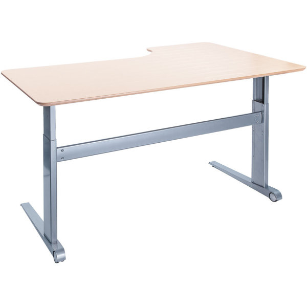 Skrivbord Steady Höj/Sänk 180 cm Vänster Bok