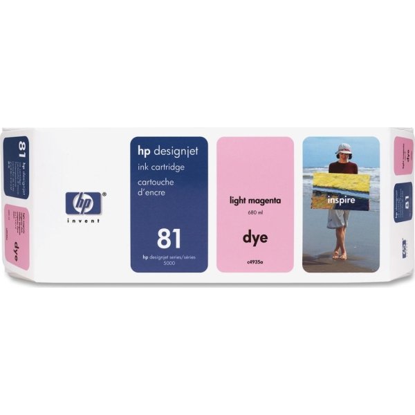 HP nr 81/C4935A bläckpatron, ljus magenta