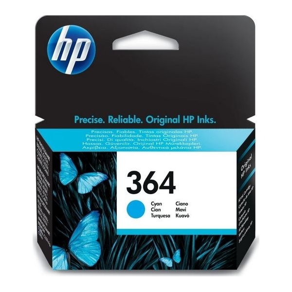 HP nr 364/CB318EE bläckpatron, cyan, 300 s