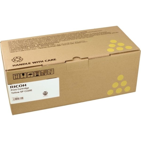 Ricoh 406147 lasertoner, gul, 2000s