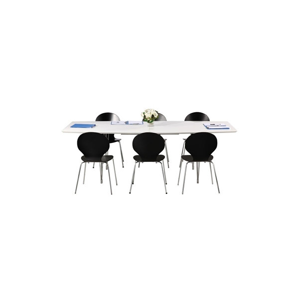 Thor konferensbord 240x110/90, vit