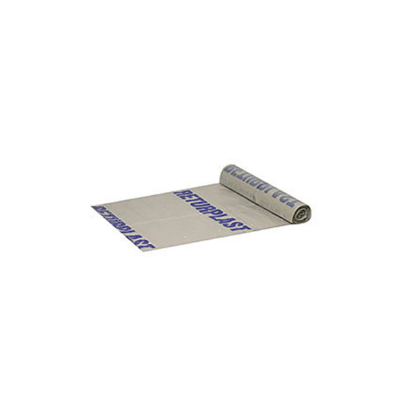 Sopsäck med knytband 125 L 750x1390 mm Transparent
