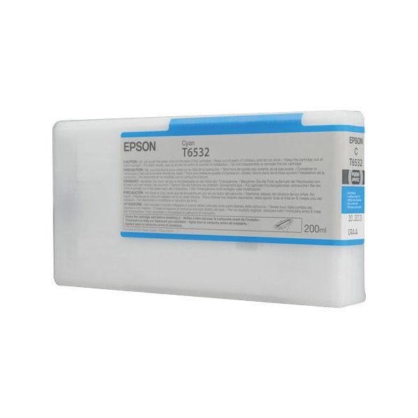 Bläckpatron Epson T6532/C13T653200 Blå 200 ml