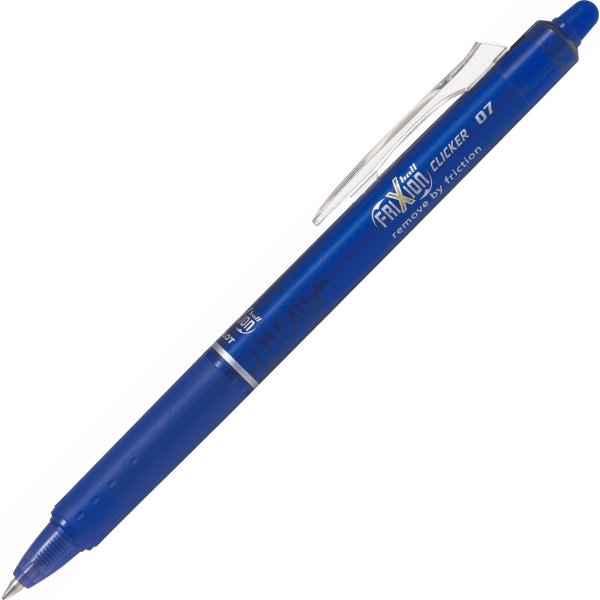 Pilot Frixion Clicker kuglepen, 0,7 mm, blå