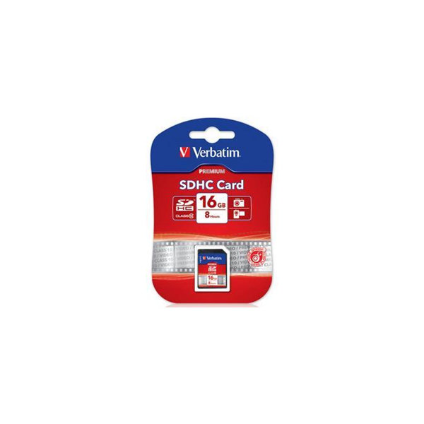 Verbatim SDXC 16 GB Class 10 minneskort