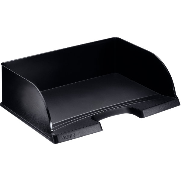 Leitz Plus Jumbo brevkorg, tvärformat, svart