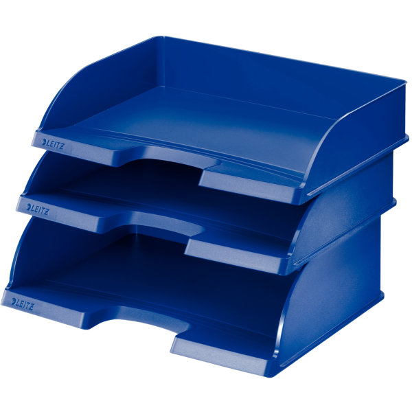 Leitz Plus Jumbo brevkorg, tvärformat, svart