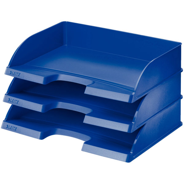 Leitz Plus Jumbo brevkorg, tvärformat, svart