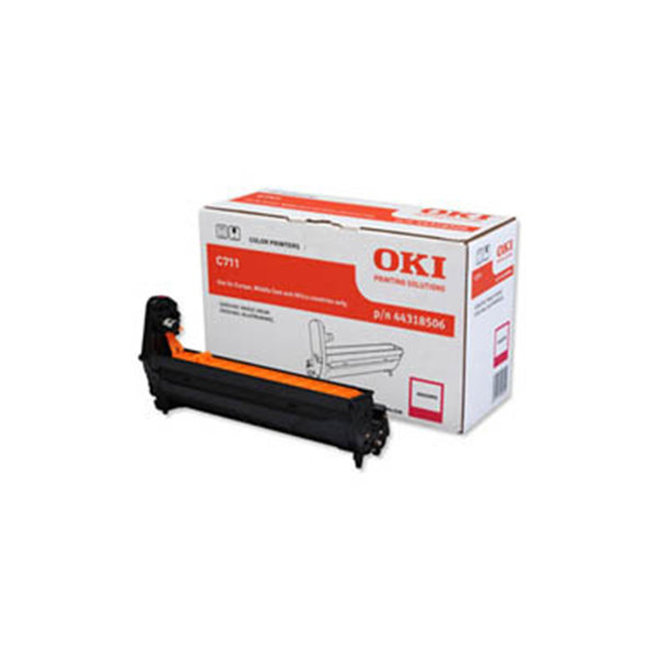 Lasertrumma OKI 44318506 Röd 20 000 sidor