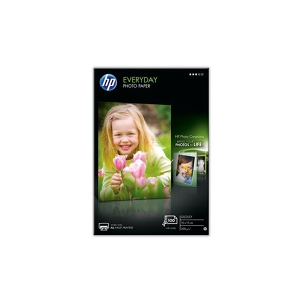 HP CR757A blankt fotopapper, 10x15 cm / 200 g / 10