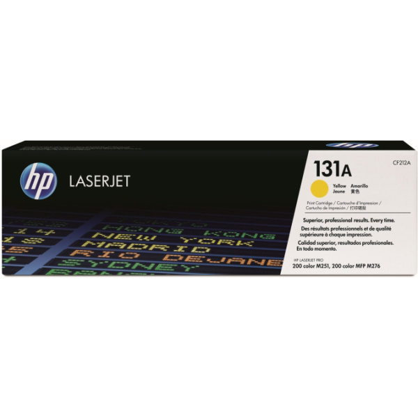HP nr 131A/CF212A lasertoner, gul, 1800 sidor