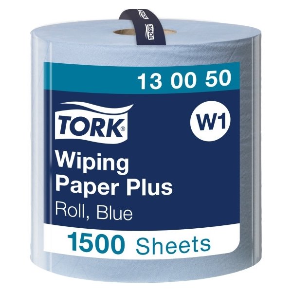 Tork W1 Plus Aftørringspapir, blå