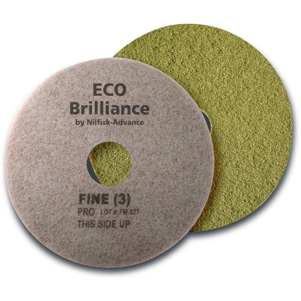 Eco Brilliance Pads Nilfisk 14" Gul 2 st