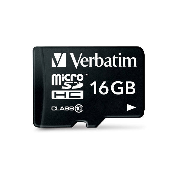 Verbatim 16 GB microSDHC class 10 med adapter