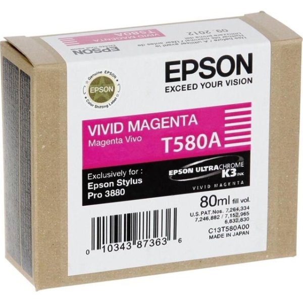 Epson T580A (C13T580A00) bläckpatron, magenta