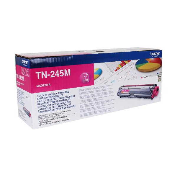 Lasertoner Brother TN245M Magenta 2200 sidor