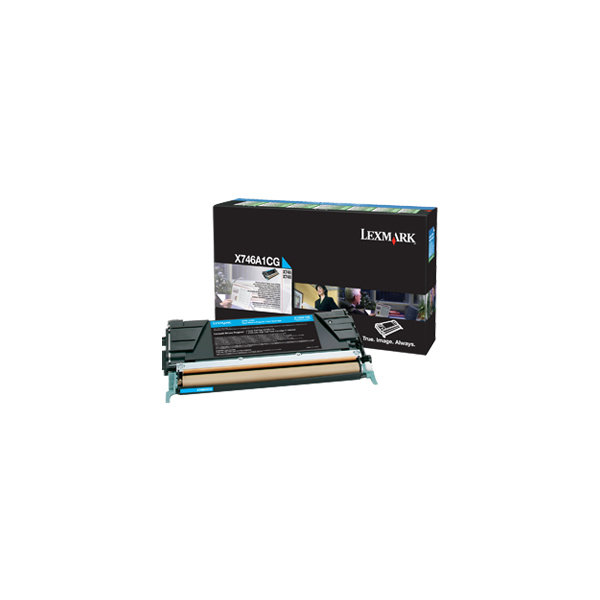 Lasertoner Lexmark X746A1CG Blå 7000 sidor