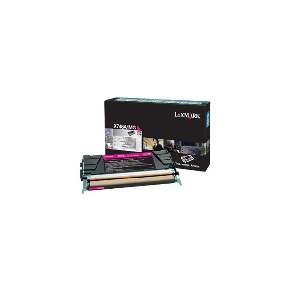Lasertoner Lexmark X746A1MG Röd 7000 sidor