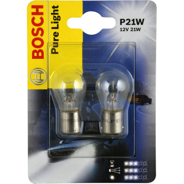 Bosch p21w lampsats för stoppljus/blinkers/bakljus