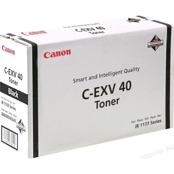 Lasertoner Canon C-EXV 40 Svart 6000 sidor