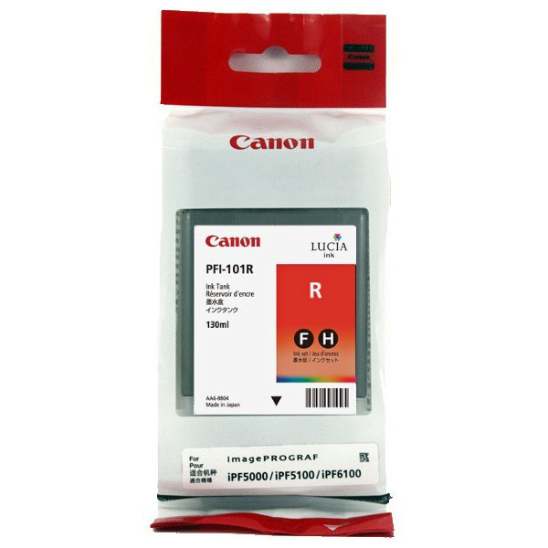 Canon PFI-101R bläckpatron, röd, 130 ml