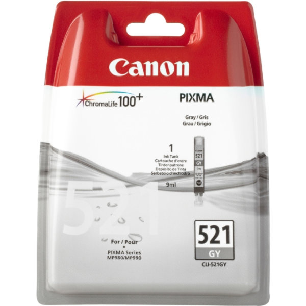 Canon CLI-521GY bläckpatron, grå, 9 ml