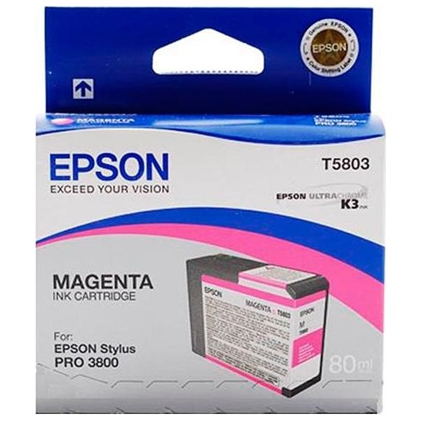 Bläckpatron Epson C13T580300 Röd 80 ml