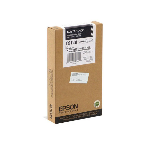 Epson C13T612800 bläckpatron, matte black, 220 ml