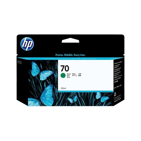 HP nr 70/C9457A bläckpatron, grön, 130 ml