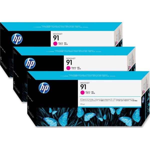 HP nr 91/C9484A 91/C9484A bläckpatroner, magenta,