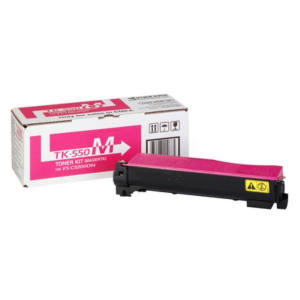 Lasertoner Kyocera TK-550M Röd 6000 sidor