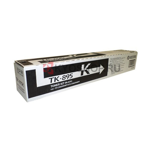 Lasertoner Kyocera TK-895K Svart 12 000 sidor