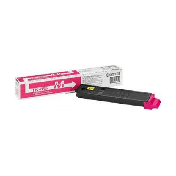 Lasertoner Kyocera TK-895M Röd 6000 sidor