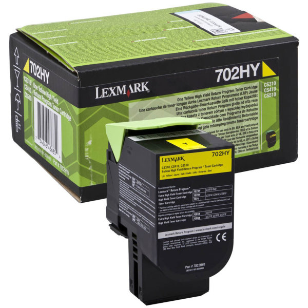 Lasertoner Lexmark 70C2HY0 Gul 3000 sidor
