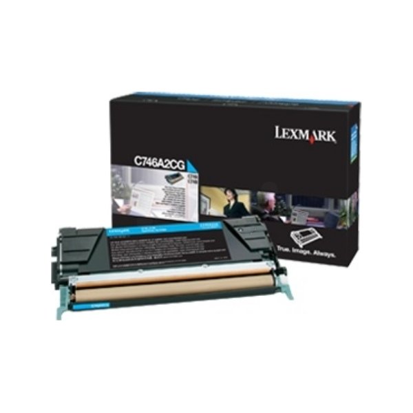 Lasertoner Lexmark C746A3CG Blå 7000 sidor