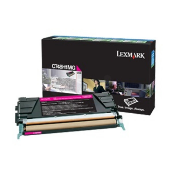 Lasertoner Lexmark C748H3MG Röd 10 000 sidor