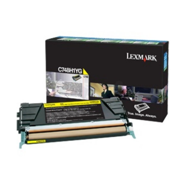 Lasertoner Lexmark C748H3YG Gul 10 000 sidor