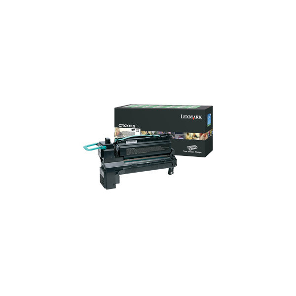 Lasertoner Lexmark C792X1KG Svart 20 000 sidor