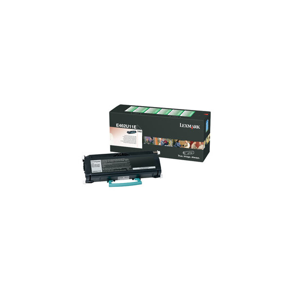 Lasertoner Lexmark E462U11E Svart 18 000 sidor