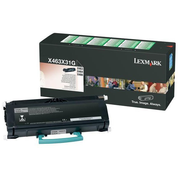 Lasertoner Lexmark X463X31G Svart 15 000 sidor