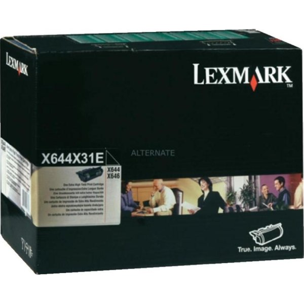 Lasertoner Lexmark X644X31E Svart 32 000 sidor